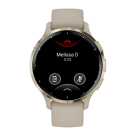 Спортивные часы Garmin Venu 3S, 41 мм, «французский серый» силиконовый ремешок