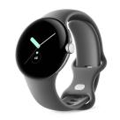 Умные часы Google Pixel Watch, Wi-Fi + LTE, «полированный серебристый» корпус, ремешок угольно-серого цвета - фото 2