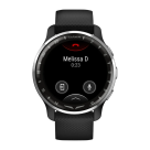Спортивные часы Garmin D2 Air X10, чёрный силиконовый ремешок
