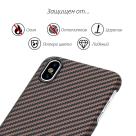 Чехол Pitaka Aramid MagCase Twill для iPhone XS Max Black-Gold - фото 8