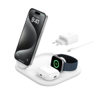 Складная зарядная станция с поддержкой MagSafe Belkin BoostCharge для iPhone, AirPods и Apple Watch (WIZ029, EU) - фото 2