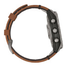 Спортивные часы Garmin fenix 7 Pro Sapphire Solar Edition, 47 мм, каштановый кожаный ремешок, чёрный силиконовый ремешок - фото 8