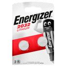 Литиевая батарейка Energizer CR2032 (комплект — 2 шт.) (E301021404)