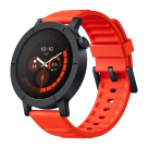 Умные часы CMF Watch 3 Pro by Nothing, плоский безель, оранжевый силиконовый ремешок - фото 2