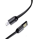 Плоский кабель-брелок ROCK S3 Lightning/USB-A (0,14 м, 2,4 А) - фото 2