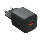 Сетевое зарядное устройство Deppa мощностью 33 Вт (USB-C, USB-A) (GaN)