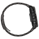 Спортивные часы Garmin fenix 7X Pro Sapphire Solar Edition, 51 мм, титановый блочный браслет, чёрный силиконовый ремешок - фото 4