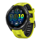 Спортивные часы Garmin Forerunner 965, силиконовый ремешок цвета чёрный/«электрический жёлтый» - фото 2