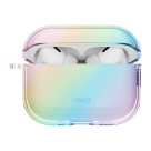 Прозрачный чехол с карабином Uniq Iridescia для AirPods Pro 3 - фото 2