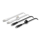 Кабель с оплёткой и ремешком Belkin BoostCharge Pro Flex USB-C (USB 2.0) (1 м) (2 шт.) (CAB011) - фото 2