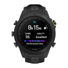 Спортивные часы Garmin MARQ Athlete (Gen 2) Carbon Edition, чёрный силиконовый ремешок