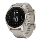 Спортивные часы Garmin epix Pro (Gen 2) Sapphire Edition, 42 мм, светло-песочный силиконовый ремешок - фото 4