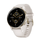 Спортивные часы Garmin Venu 2 Plus, 43 мм, силиконовый ремешок цвета «слоновая кость» - фото 2
