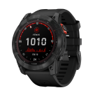 Спортивные часы Garmin fenix 7X Solar Edition, 51 мм, чёрный силиконовый ремешок - фото 5