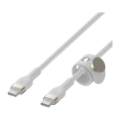 Кабель с оплёткой и ремешком Belkin BoostCharge Pro Flex USB-C (USB 2.0) (2 м) (CAB011) - фото 9