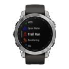 Спортивные часы Garmin fenix 7 Standard Edition, 47 мм, графитовый силиконовый ремешок - фото 8