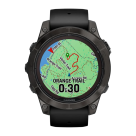 Спортивные часы Garmin fenix 7 Pro Sapphire Solar Edition, 47 мм, чёрный силиконовый ремешок - фото 8