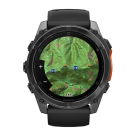 Умные спортивные часы Garmin fenix 8, 51 мм, AMOLED, сталь, силиконовый ремешок чёрного цвета - фото 5