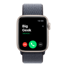 Часы Apple Watch SE 3, 40 мм, алюминий цвета «сияющая звезда», браслет Sport Loop цвета «якорный синий» (2025)