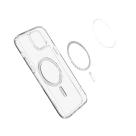 Прозрачный чехол MagSafe Spigen Ultra Hybrid (Mag Fit) для iPhone 15 Plus - фото 4