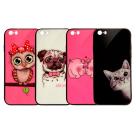 Чехол из TPU и стекла для iPhone 5/5S/SE "Мне повезет"