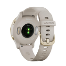 Спортивные часы Garmin Venu 2S, 40 мм, силиконовый ремешок светло-песочного цвета - фото 4