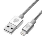 Кабель с оплёткой из нержавеющей стали uBear Force Cable Lightning — USB-A (1,2 м) - фото 6