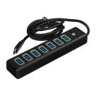 USB-хаб ORICO (USB-C) (PW7U-C3) - фото 2