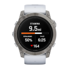 Спортивные часы Garmin epix Pro (Gen 2) Sapphire Edition, 51 мм, силиконовый ремешок цвета «Уайтстоун» - фото 10