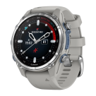Спортивные часы Garmin Descent Mk3, 43 мм, силиконовый ремешок цвета «серый туман» - фото 2