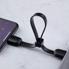 Плоский кабель-брелок ROCK S3 USB-C/USB-A (0,14 м, 3 А) - фото 5