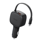 Автомобильное зарядное устройство со встроенным кабелем Energea Bazic GoDrive Loop 84 мощностью 84 Вт (USB-C, USB-A) - фото 3
