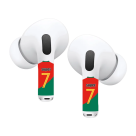 Виниловые наклейки VLP Easy Art «Номер 7» для AirPods Pro 2