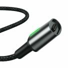 Магнитный дата-кабель с нейлоновой оплёткой Baseus USB-C, Lightning, Micro-USB/USB-A (1 м, 2,4 А, 480 Мбит/с) - фото 2