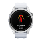 Спортивные часы Garmin epix Pro (Gen 2) Standard Edition, 42 мм, силиконовый ремешок цвета «Уайтстоун» - фото 3
