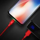 Кабель с нейлоновой оплёткой ROCK Auto Disconnect Data Cable Lightning/USB-A (1 м) - фото 9