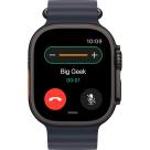 Часы Apple Watch Ultra 2, 49 мм, титан чёрного цвета, ремешок Ocean тёмно-синего цвета (2024)