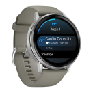 Спортивные часы Garmin Venu 4, 45 мм, серебристо-серый силиконовый ремешок - фото 5