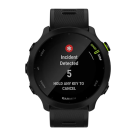 Спортивные часы Garmin Forerunner 55, чёрный силиконовый ремешок - фото 5