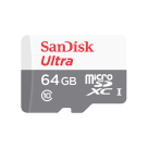 Карта памяти SanDisk Ultra microSDXC Class 10 UHS-I 80MB/s + SD adapter 64 ГБ