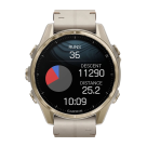 Умные спортивные часы Garmin fenix 8, 43 мм, AMOLED, сапфир, сталь, кожаный ремешок цвета «дымчатый серый», силиконовый ремешок цвета «тёмный песчаник» - фото 12