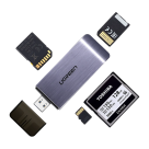 Картридер Ugreen USB-A 3.0 — microSD, SD, CF, MS (CM180) - фото 3