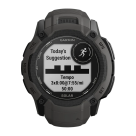 Спортивные часы Garmin Instinct 2X Solar Standard Edition, 50 мм, силиконовый ремешок графитового цвета - фото 4