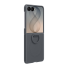 Силиконовый чехол MagSafe с кольцом-держателем Samsung Silicone Ring Magnet Case для Samsung Galaxy Z Flip8 - фото 5