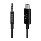 Аудиокабель Belkin RockStar USB-C — 3,5 мм TRS (0,9 м) (F7U079)