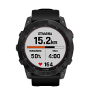 Спортивные часы Garmin fenix 7X Solar Edition, 51 мм, чёрный силиконовый ремешок - фото 9