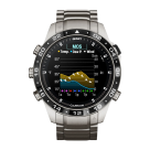 Спортивные часы Garmin MARQ Aviator (Gen 2), титановый блочный браслет, чёрный силиконовый ремешок - фото 8