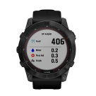 Спортивные часы Garmin fenix 7X Sapphire Solar Edition, 51 мм, чёрный безель, чёрный силиконовый ремешок - фото 7