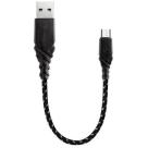 Кабель с оплёткой Energea NyloGlitz USB-A — Micro-USB-A (18 см)
