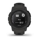 Спортивные часы Garmin Instinct 2S Solar, 40 мм, силиконовый ремешок графитового цвета - фото 9
